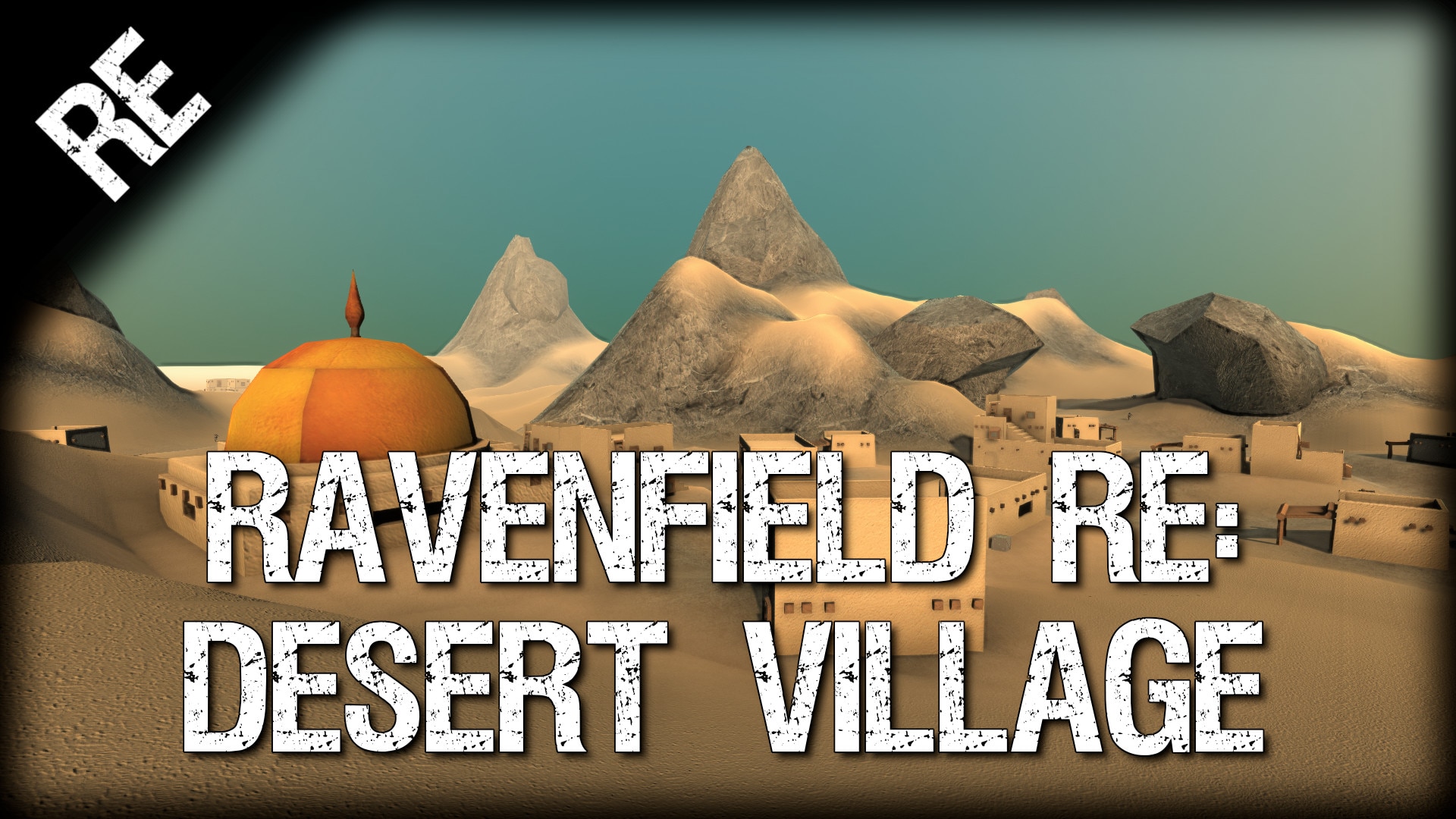 Desert Village map environment in Ravenfield